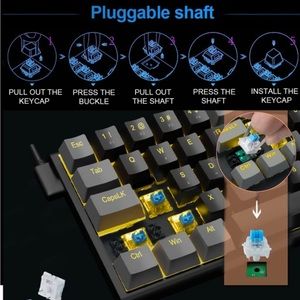 E-YOOSO Z11 USB 60% Mini Mechanical Gaming Keyboard
